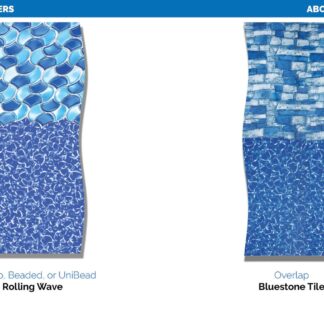 CASTLE ROCK above ground liner (overlap)