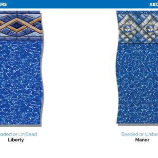 Ventura above ground pool liner (hooked)