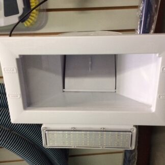 Écumoire murale blanche - grande ouverture avec LED